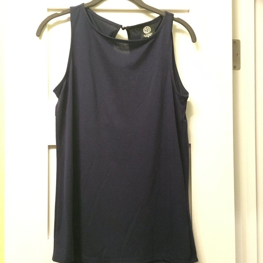 Bobeau Keyhole Back Tank Blouse